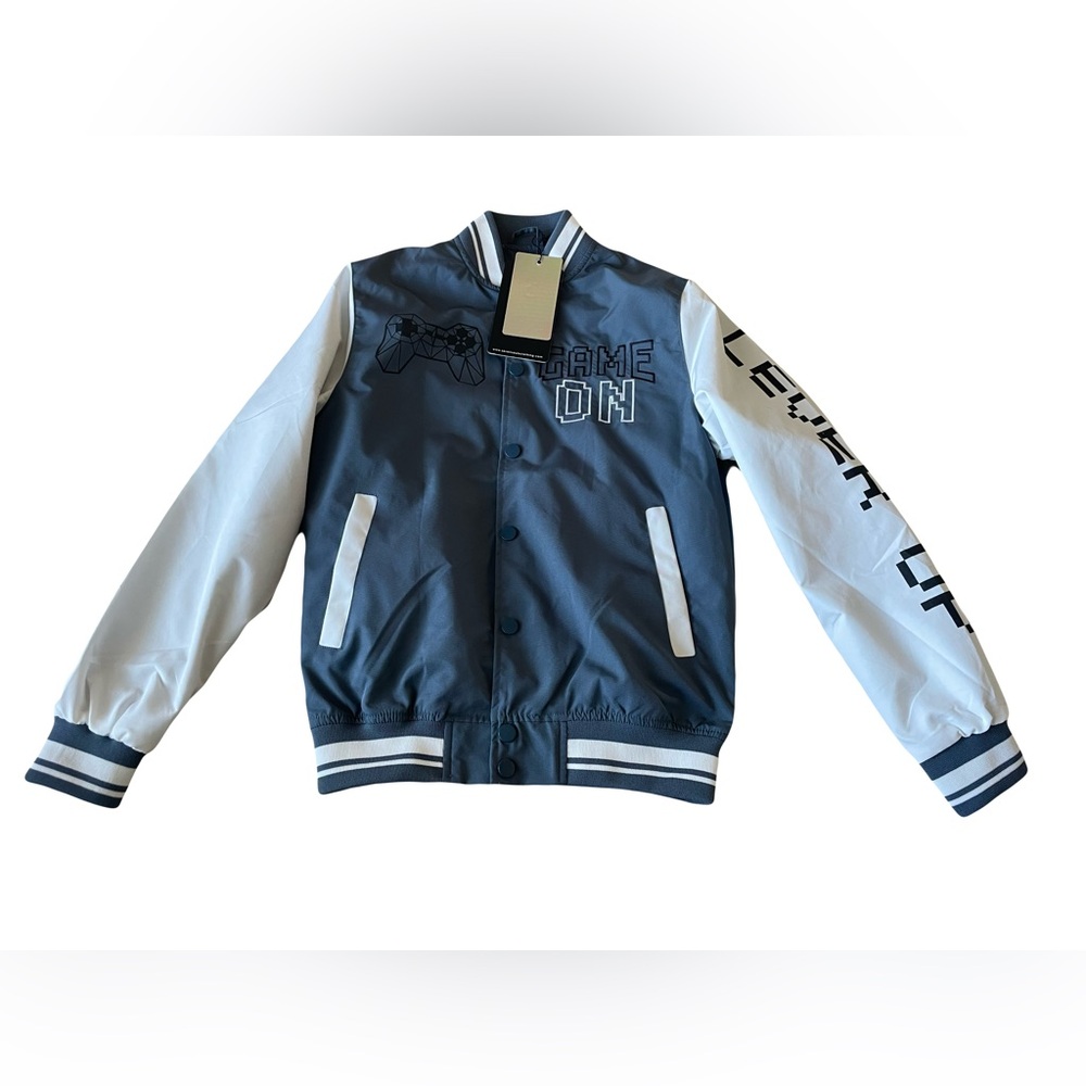 NWT Seven‎ Souls Game On Varsity Jacket. Kid size 8